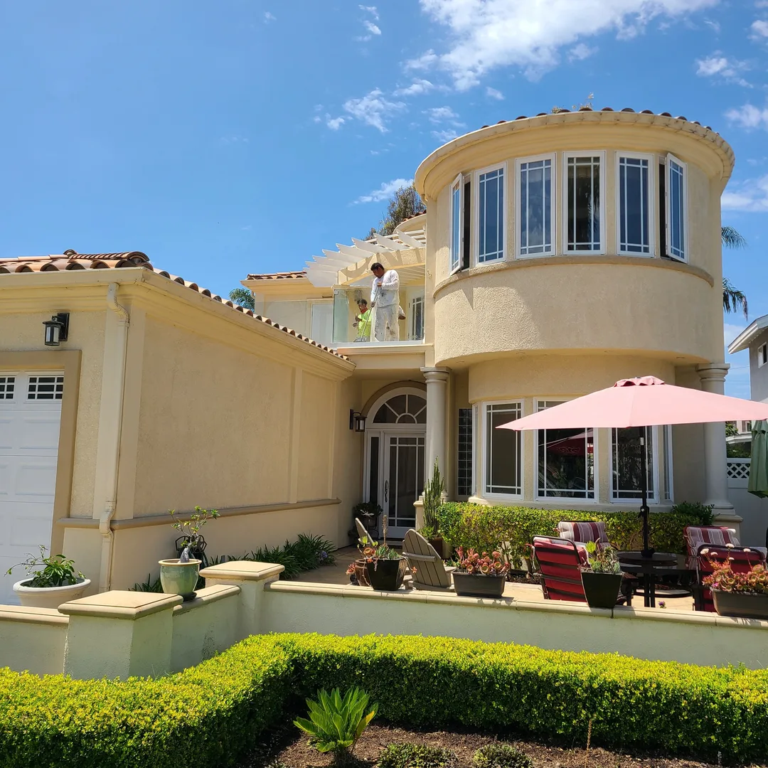 Sharp's Painting crew at work in Orange County